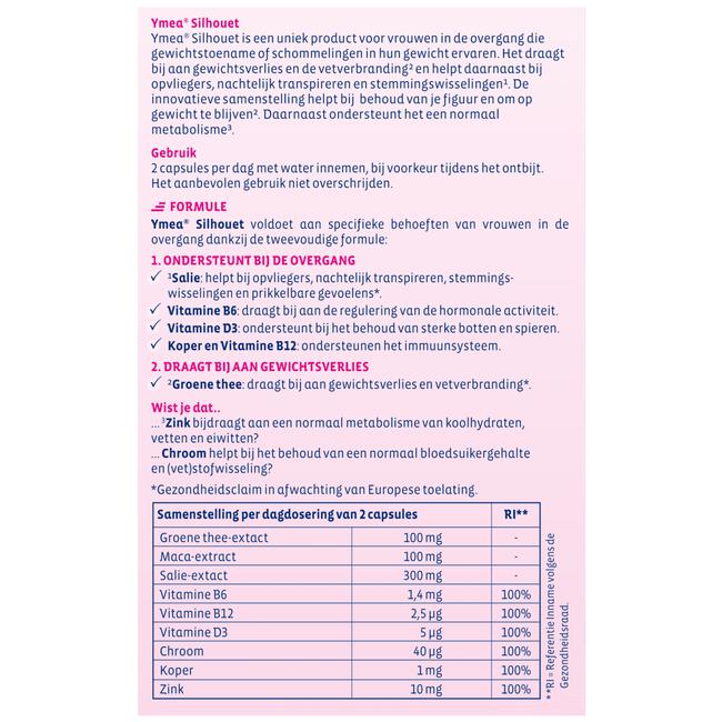 Ymea Overgang Silhouet Capsules