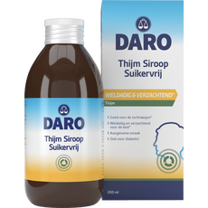 Daro Thijm Siroop Suikervrij 200 ML