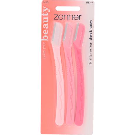 Zenner Wenkbrauwscheermesje 3x