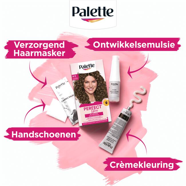 Poly Palette Perfecte Gloss Color Haarverf 6-0 Licht Bruin