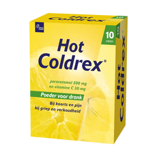 Hot Coldrex bij Griep en Verkoudheid 10 Sachets