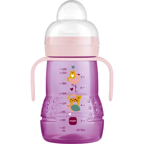 MAM Trainer+ Oefenbeker 4+ Maanden Roze 220 ML