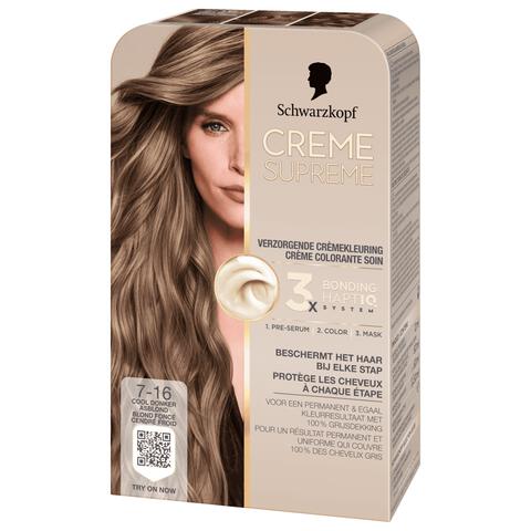 Schwarzkopf Creme Supreme Haarkleuring 7-16 Cool As Donkerblond
