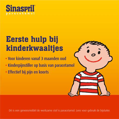 Sinaspril Paracetamol Kauwtabletten 10 stuks&nbsp;