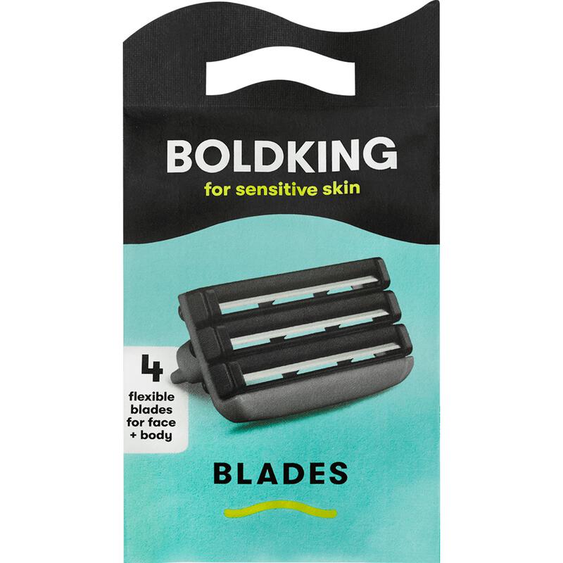 Boldking Gevoelige Huid Navulmesjes 4 stuks
