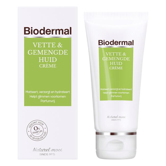Biodermal Vette & Gemengde Huid Crème 50 ML