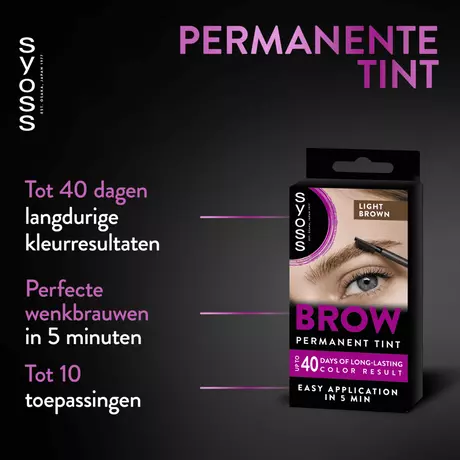 Syoss Browtint Wenkbrauw Verf Lichtbruin 1 stuk