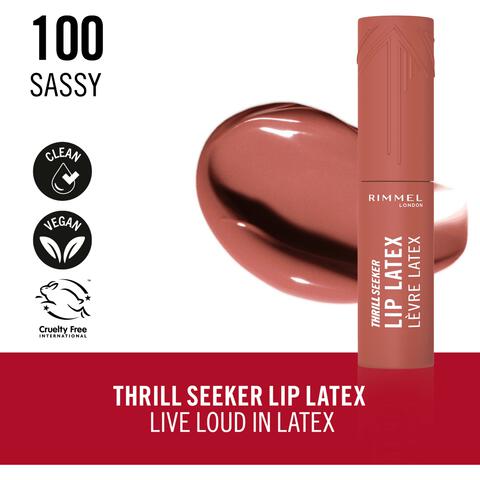 Rimmel Thrill Seeker Lip Latex 100 Sassy