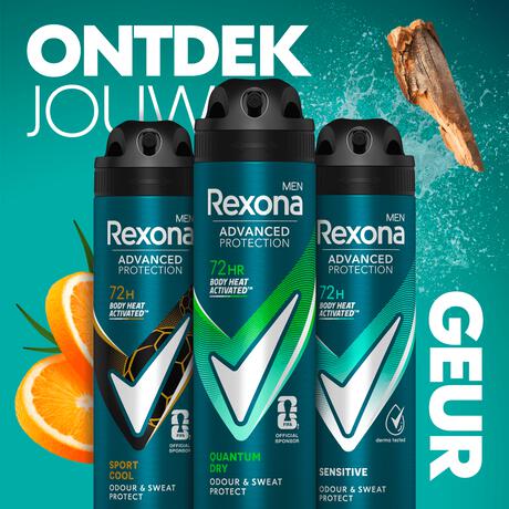 Rexona Men Advanced Protection Quantum Dry Deodorant Spray 150 ML