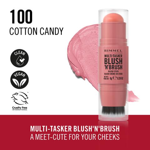Rimmel London Multi-Tasker Blush'N'Brush Stick Cotton Candy 8 g