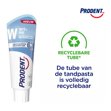 Prodent Wit + Fris Tandpasta 75 ML