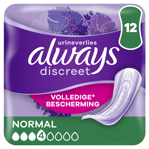 Always Incontinentieverband Discreet Normal 12 stuks