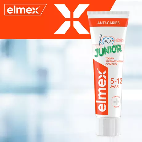 Elmex® Anti-Cariës Junior 5-12 Jaar Tandpasta 75 ML