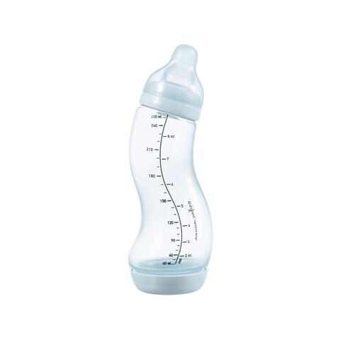 Difrax S-fles Natural Ice 250 ML Anti-koliek Babyfles 0+ Maanden