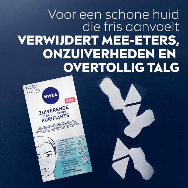 NIVEA Zuiverende Clear-up Strips 8 stuks