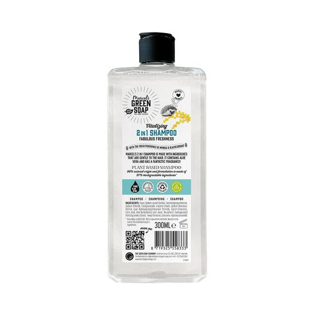 Marcel's Green Soap Mimosa & Blackcurrant 2-in-1 Shampoo 300 ML