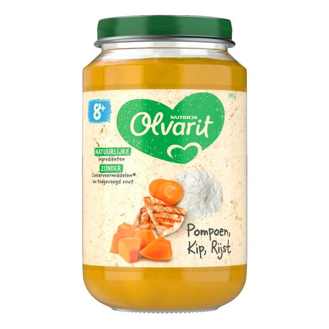Olvarit 8m14 Pompoen Kip Rijst