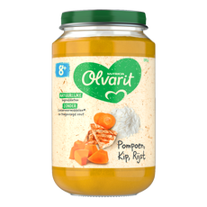 Olvarit 8m14 Pompoen Kip Rijst