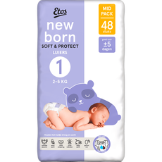 Etos Luiers Newborn Maat 1 2-5 kg Mid Pack 48 stuks