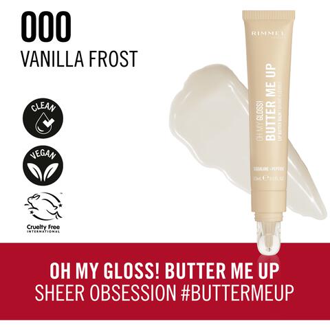 Rimmel Oh My Gloss Butter Me Up Lip Butter - Transparant - 000 Vanilla Frost