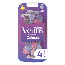Gillette Venus Comfort Colors Wegwerpmesjes 3+1 stuks