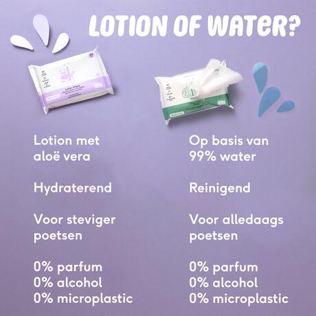 Naïf Plasticvrije Water Billendoekjes 40 stuks