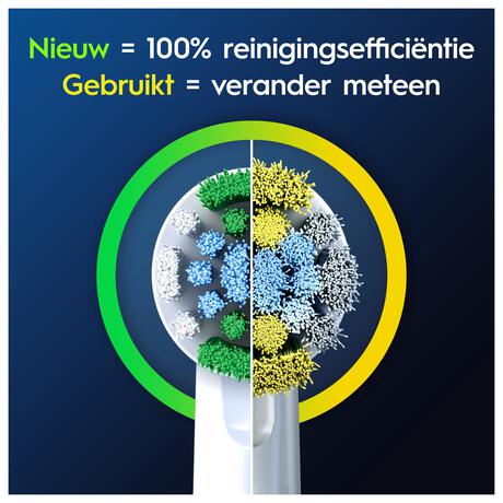 Oral-B Precision Clean Opzetborstels Wit 4 Stuks