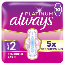 Always Maandverband Platinum Long 10 stuks