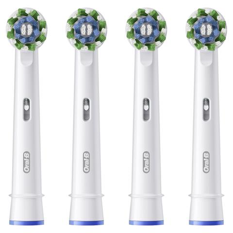 Oral-B Cross Action Opzetborstels Wit - 4 Stuks