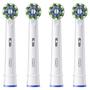 Oral-B Cross Action Opzetborstels Wit - 4 Stuks