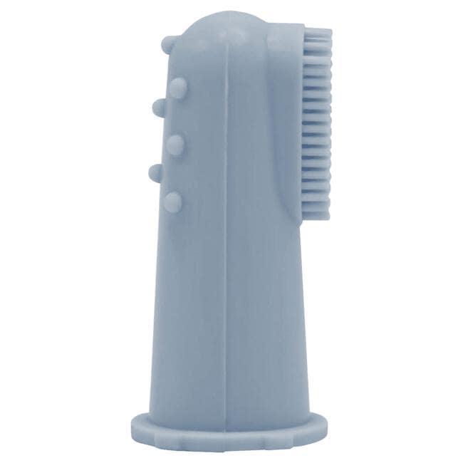 Difrax Siliconen Vingertoptandenborstel Blauw