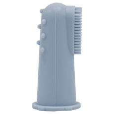 Difrax Siliconen Vingertoptandenborstel Blauw