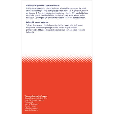 Davitamon Magnesium Met Calcium + Vitamine D Tabletten 42 Stuks