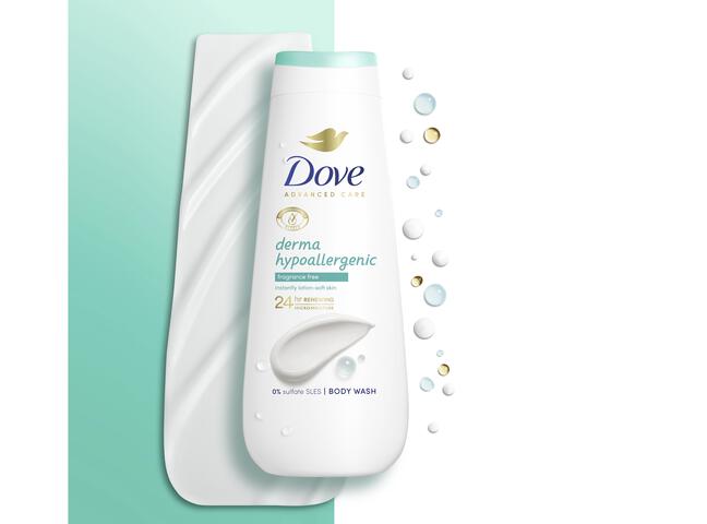 Dove Advanced Care Showergel Hypo Allergenic 400 ML