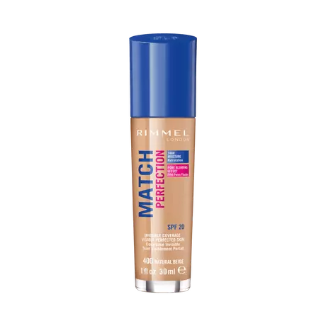 Rimmel London Match Perfection Foundation 400 Natural Beige