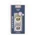 BIBS Glow in the dark Fopspeen Two Pack Natuurlijk Rubber Sage/Cloud Maat 2