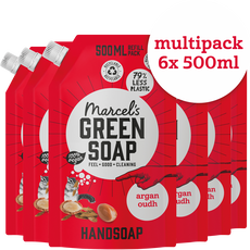 Marcel's Green Soap Argan & Oudh Handzeep Navulling 500 ML