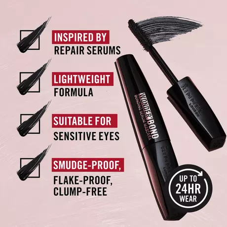 Rimmel London Wonder Bond Bonding Serum Mascara 01 Black