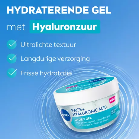 Nivea Face+ Hyaluronic Acid Hydro Gel 100 Ml