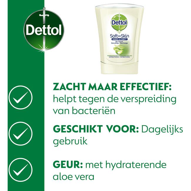 Dettol No Touch Aloe Vera Handzeep Navulling 250 ML