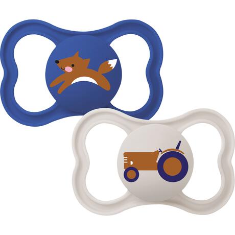 MAM Supreme Fopspenen 16M+ Blue 2 stuks