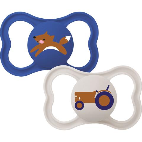 MAM Supreme Fopspenen 16M+ Blue 2 stuks