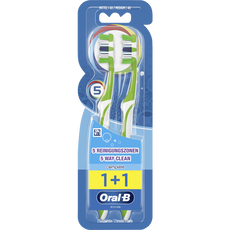 Oral-B Complete 5 Way Clean Tandenborstel Medium 2 Stuks