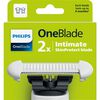 Philips OneBlade Intimate Male Navulmesjes QP229/50 2 stuks