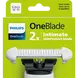 Philips OneBlade Intimate Male Navulmesjes QP229/50 2 stuks
