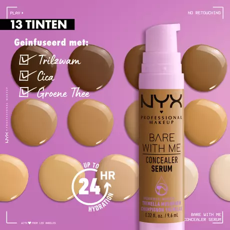 NYX Professional Makeup Bare With Me Concealer Serum BWMCCS11 Mocha