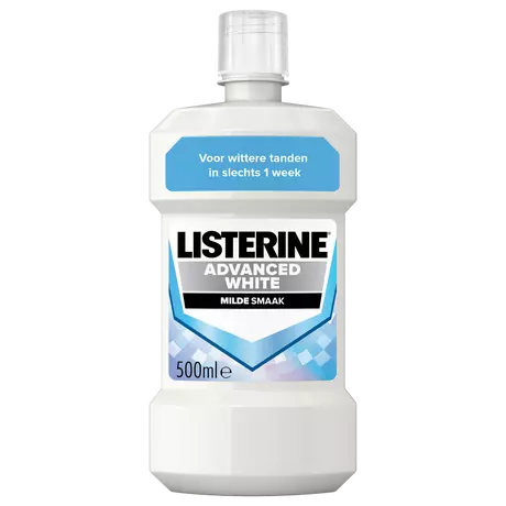 Listerine® Advanced White Milde Smaak Mondwater 500 ML