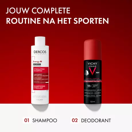Vichy Homme Deodorant 96H Clinical Control Spray 125 ML