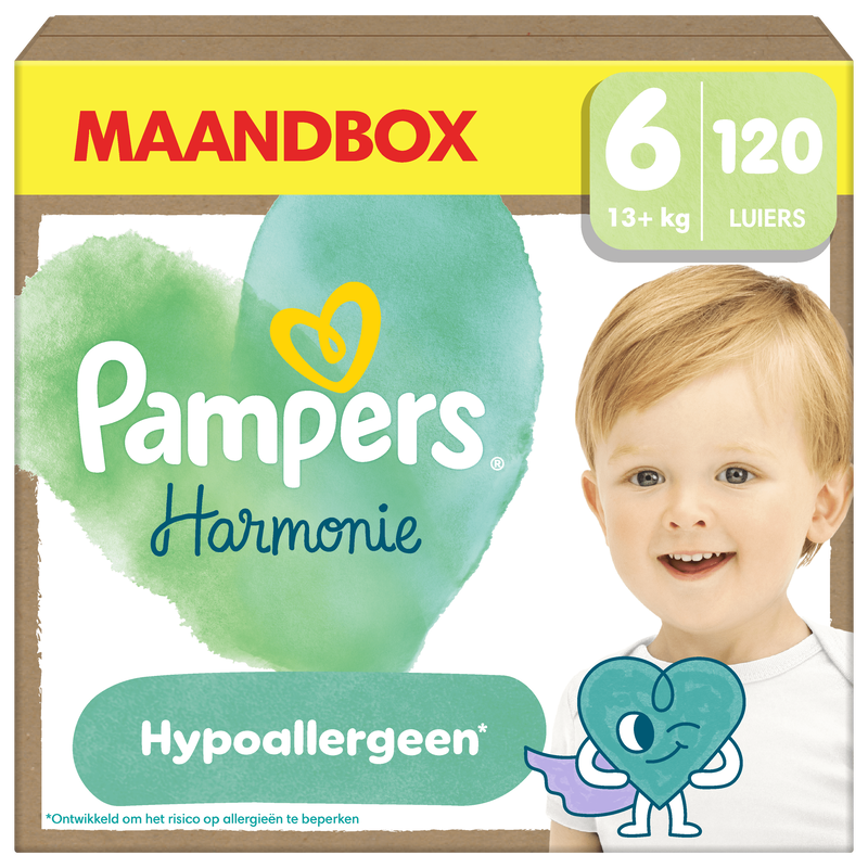 Pampers Harmonie Maandbox Luiers Maat 6 13+ kg 20 stuks