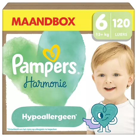 Pampers Harmonie Maandbox Luiers Maat 6 13+ kg 20 stuks